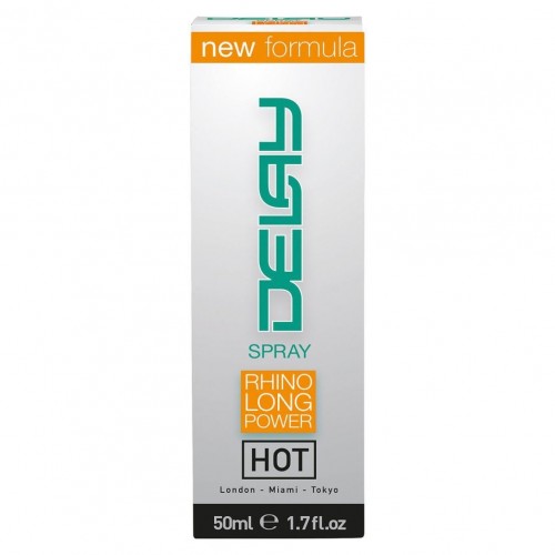 HOT Men Premium Delay Spray Rhino Long Power 50ml